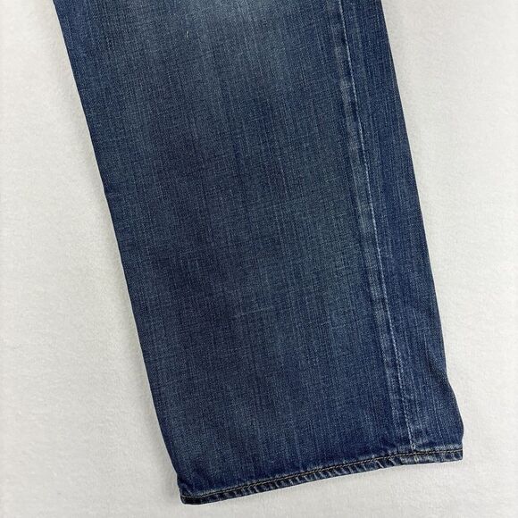 Polo Ralph Lauren Mens Jeans 34x29 relaxed fit straight Leg blue denim Baggy Y2K - Picture 6 of 16